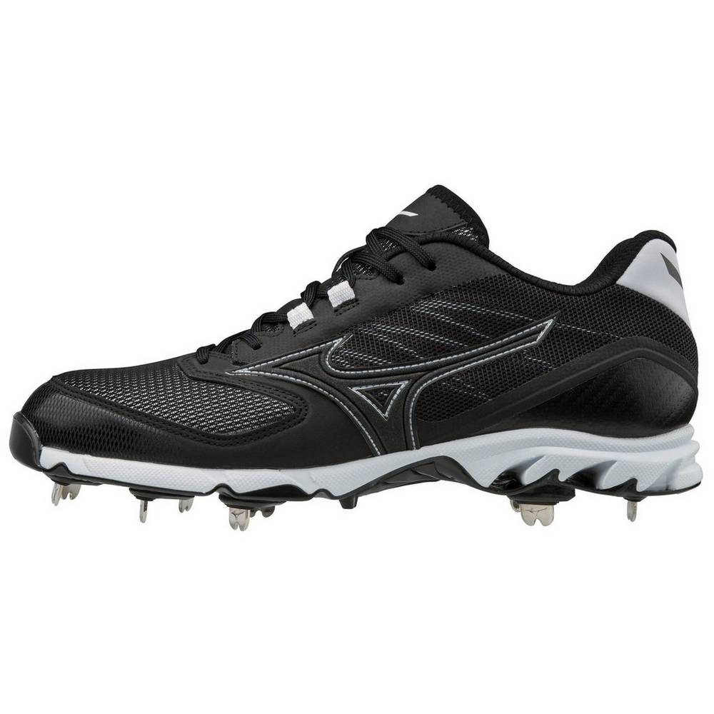 Scarpe Baseball Mizuno 9-Spike Dominant 2 Basse Metal Uomo - Nere/Bianche - 36290-TYSN